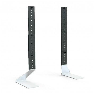 Erard Displayständer, fix, für 40–65″, VESA 800×400, bis 30 kg, silber