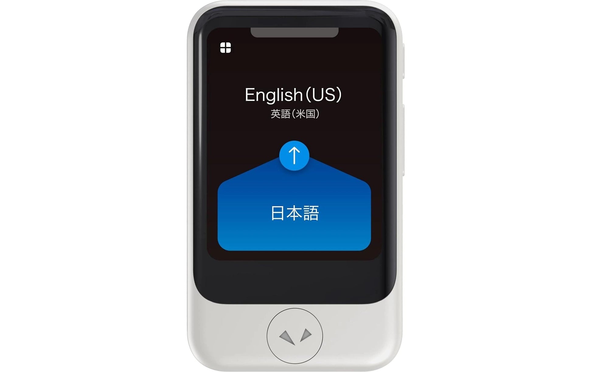 Pocketalk S2 – Sprach-/Kameraübersetzer, 1200 mAh Akku, Weiss