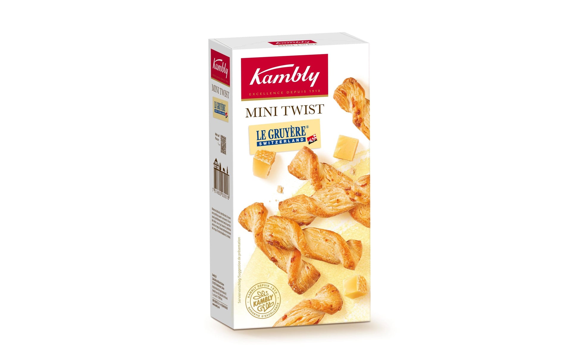 Kambly Mini Twist Cracker – Käse – 100 g