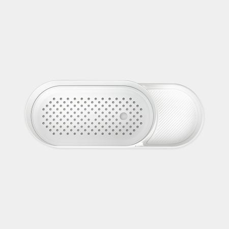 Brabantia Utensilienhalter (wandmontiert) 35,2 × 13 × 15 cm, Kunststoff/Silikon, weiss