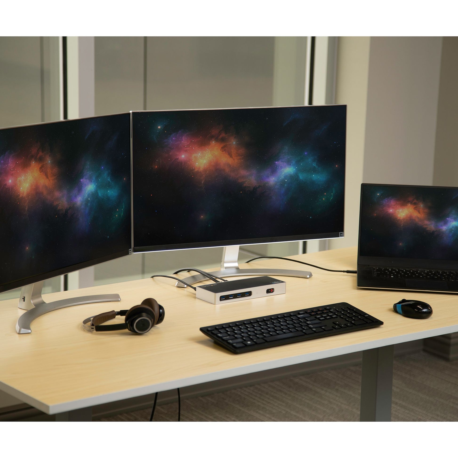 StarTech.com Dockingstation – USB-C, 2× DP, 2× HDMI, 6× USB-A, GbE, 3,5 mm Audio, für Windows/Mac