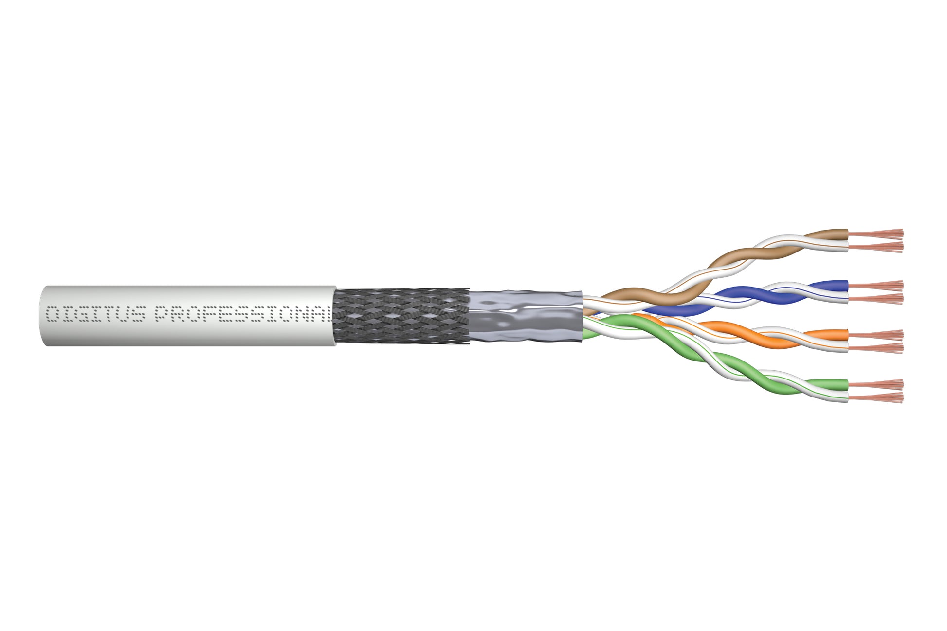 Digitus Patchkabel – 100 m, grau, geschirmt
