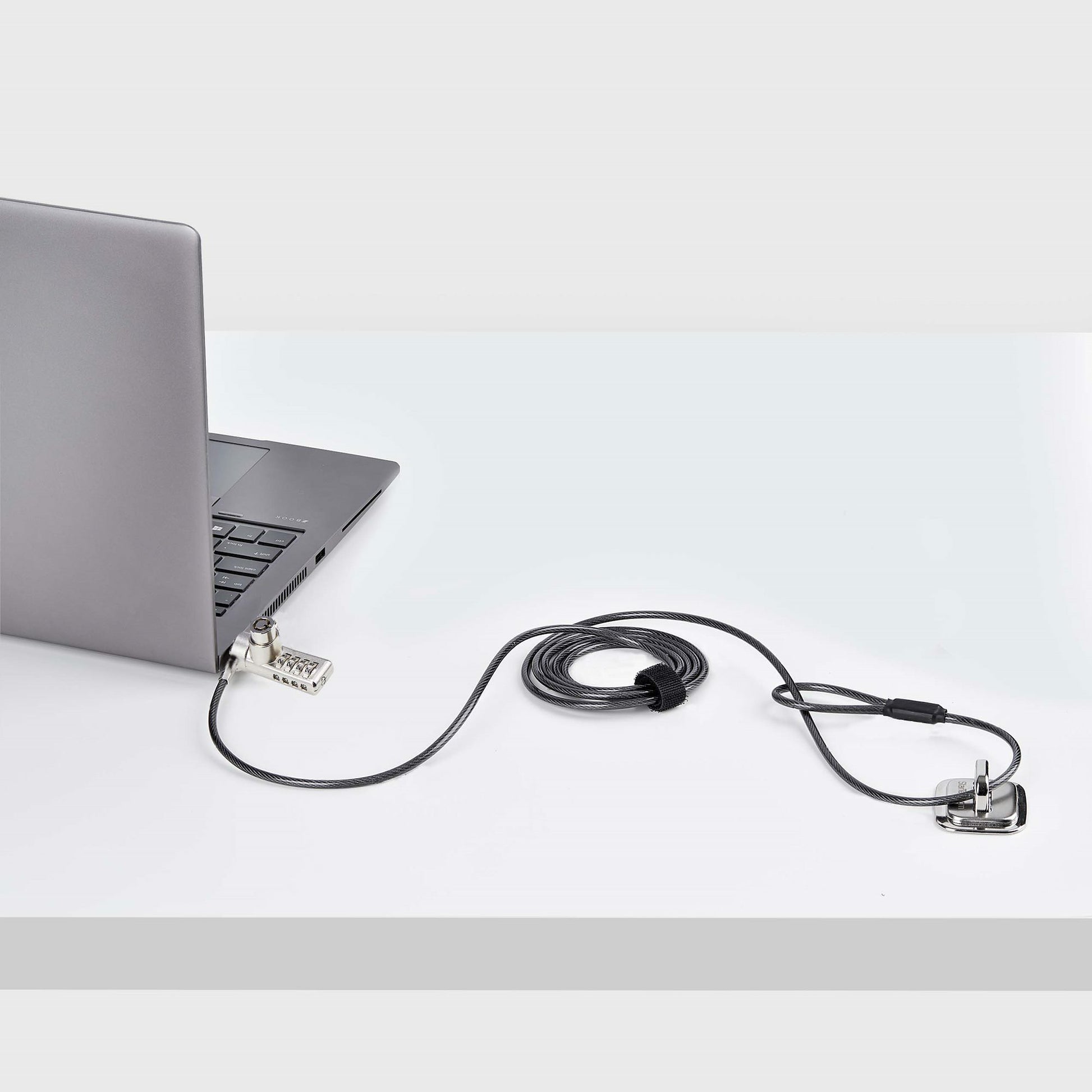 StarTech.com 10er-Pack Kabelschloss für Laptop – Kensington, Kombinationsschloss, 2 m – Schwarz/Stahl