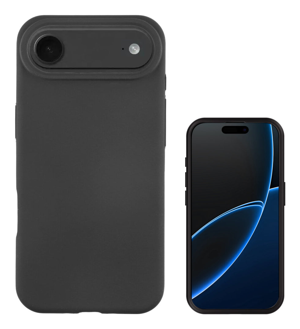4smarts Backcover – für Apple iPhone 17 Air – MagSafe, Silikon, Schwarz