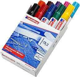 Edding Permanent Marker – mehrfarbig, 10er Pack