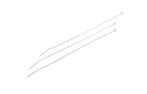 VR Technics Kabelbinder, 200×2,5 mm, 100er-Pack, UL94 V2 – transparent