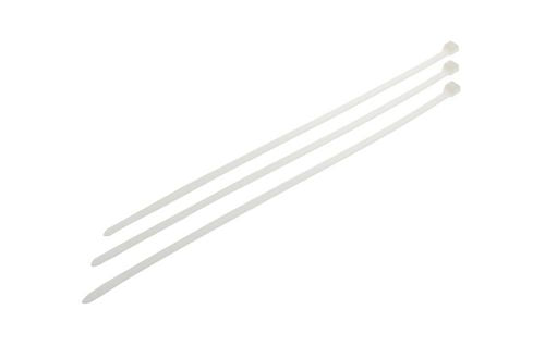VR Technics Kabelbinder 370×7,6 mm, 100er-Pack – transparent