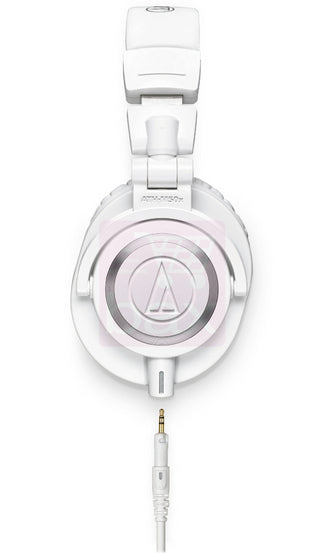 Audio-Technica ATH-M50xWH – Over-Ear Studio-Kopfhörer – geschlossen, 3,5 mm – weiss