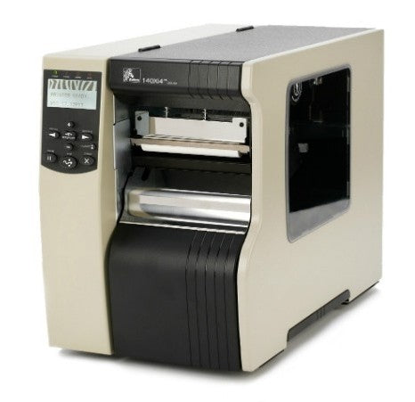 Zebra 140Xi4 – Etikettendrucker, Thermodirekt/Thermotransfer, Rewinder mit Peelfunktion, USB, LAN, RS-232, 203