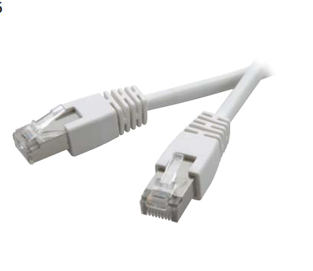Vivanco 45330 Patchkabel – 0,5 m, RJ45–RJ45, weiss, CAT5e, geschirmt (SFTP)