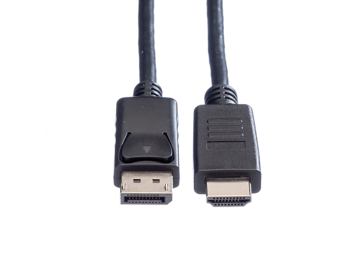 ROLINE GREEN DisplayPort auf HDMI Kabel DP 1.1 1080p 60 Hz – 1 m – für Geräte mit HDMI-Port