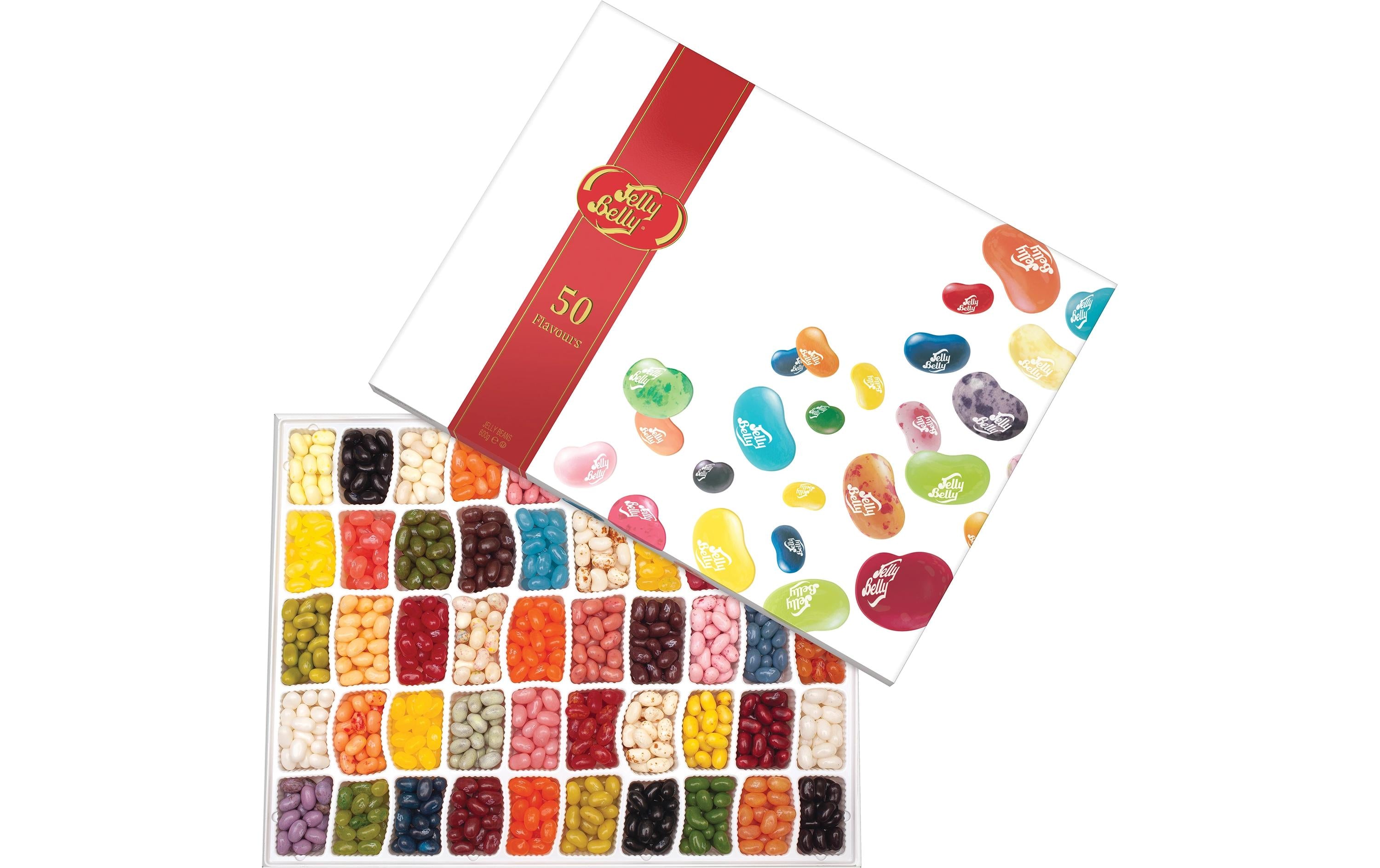 Jelly Belly Geleebonbon-Mischung – 50 Sorten – 600 g