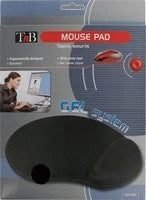 T'nB Ergo Design – Mauspad mit Handgelenkauflage – Gel – Schwarz – 235 × 205 mm – rutschfest