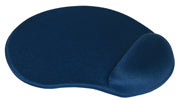 T'nB Mauspad mit Handgelenkauflage – Gel – Blau – 205 × 235 mm – rutschfest