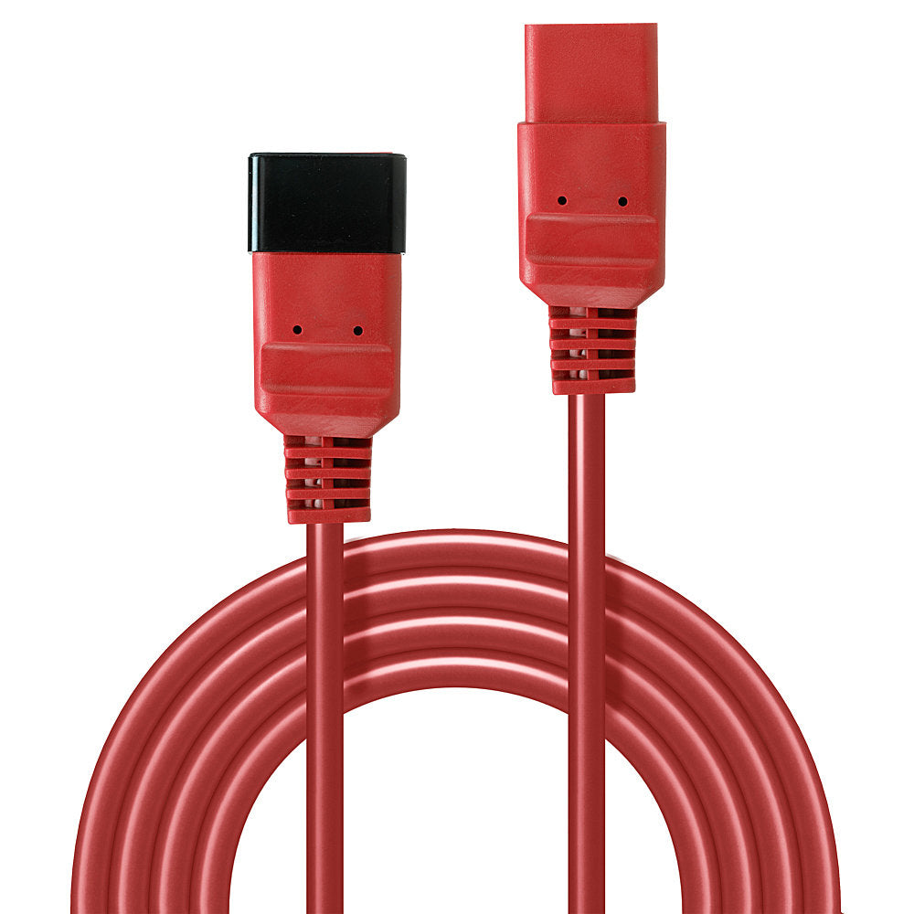 Lindy Netzkabel, IEC C19 auf IEC C20, 1 m, Rot