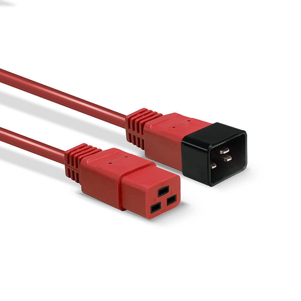 Lindy Netzkabel, IEC C19 auf IEC C20, 1 m, Rot