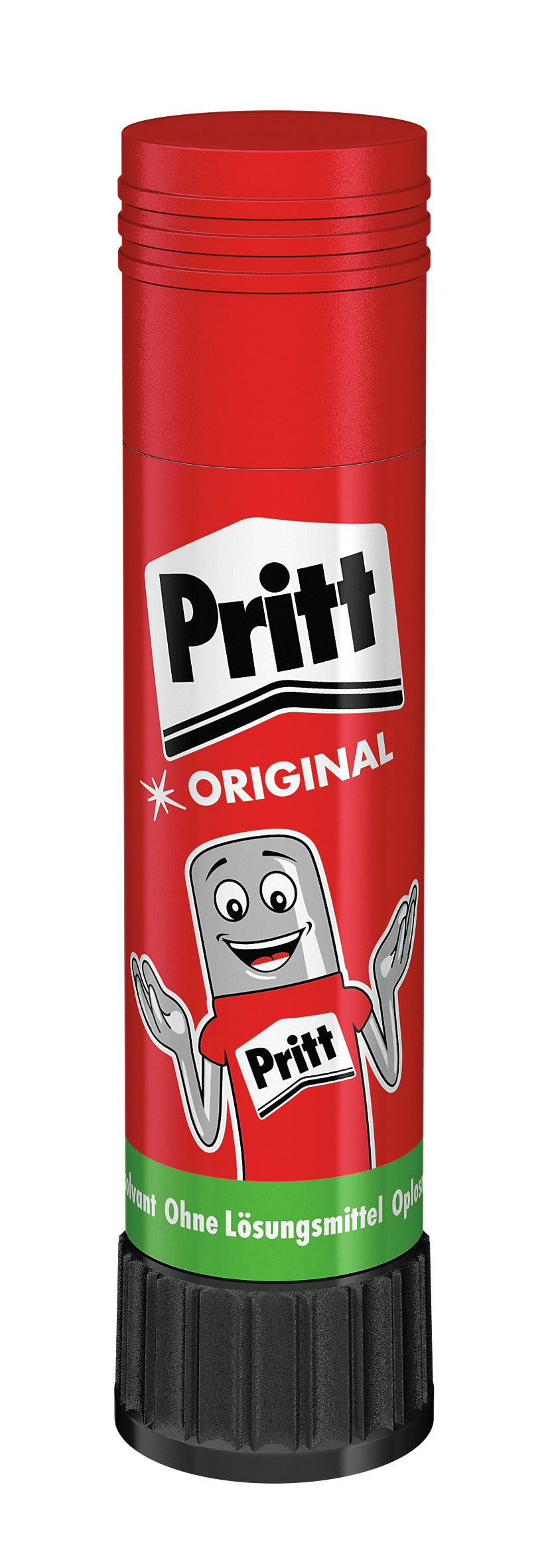 Pritt Klebestift – permanent, transparent, lösemittelfrei, schnelltrocknend, 11 g, für Papier, Karton, Fotos