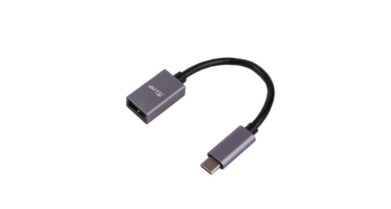 LMP USB-C auf USB-A Verlängerungskabel – USB 3.2 Gen 1 (5 Gbit/s) – 0,15 m – Grau – für MacBook und mehr