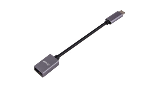 LMP USB-C auf USB-A Verlängerungskabel – USB 3.2 Gen 1 (5 Gbit/s) – 0,15 m – Grau – für MacBook und mehr