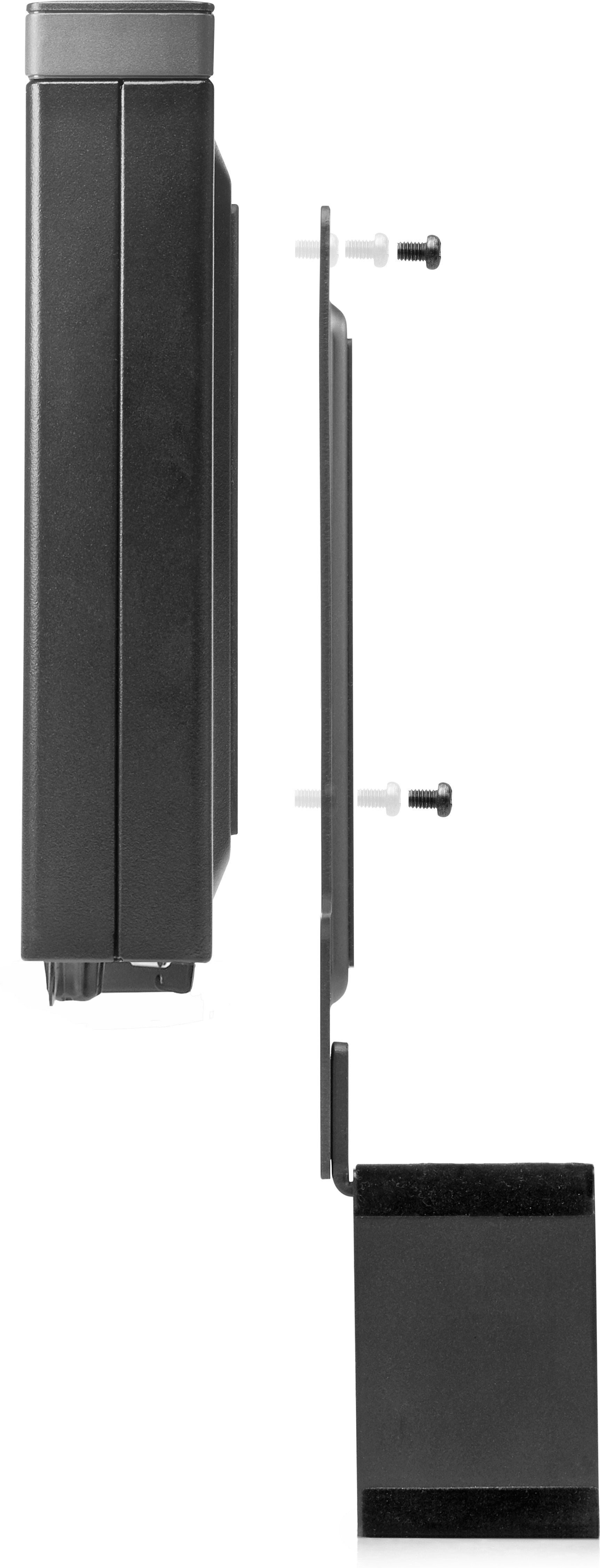 HP B300 – VESA-Adapterplatte – VESA 100×100 mm – Schwarz – für HP Desktop Mini, Chromebox, Thin Clients und andere