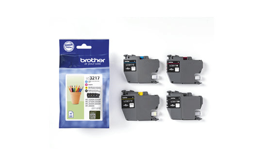 Brother Multipack (K/C/M/Y, 4er-Pack) – Original Tintenpatronen – für Brother J5330DW/J5335DW/J5730DW und andere