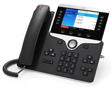Cisco 8851 – IP-Telefon, 5", BT, Gigabit, PoE, schwarz