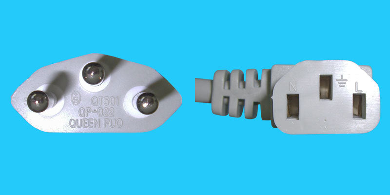 Diggelmann Netzkabel T12-C13 – 3 × 1 mm², 5 m