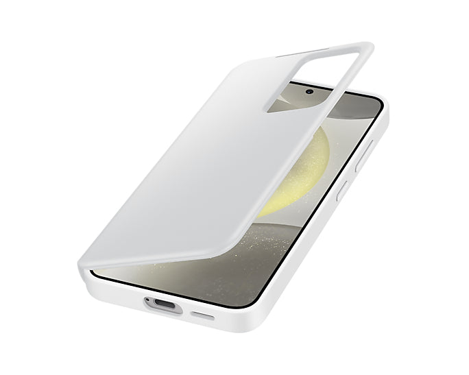 Samsung Booklet-Hülle – für Samsung Galaxy S24 – weiss – mit Kartenfach