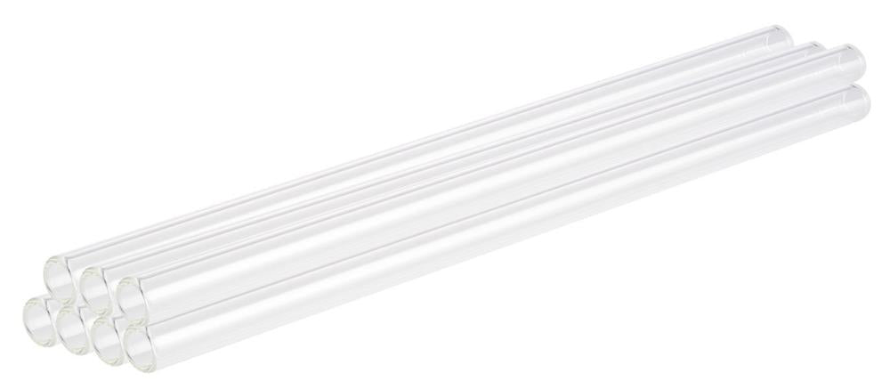 APS-Germany Trinkhalm – 7er Set, 21,0 cm, Ø 1,0 cm, Glas, Transparent, spülmaschinenfest