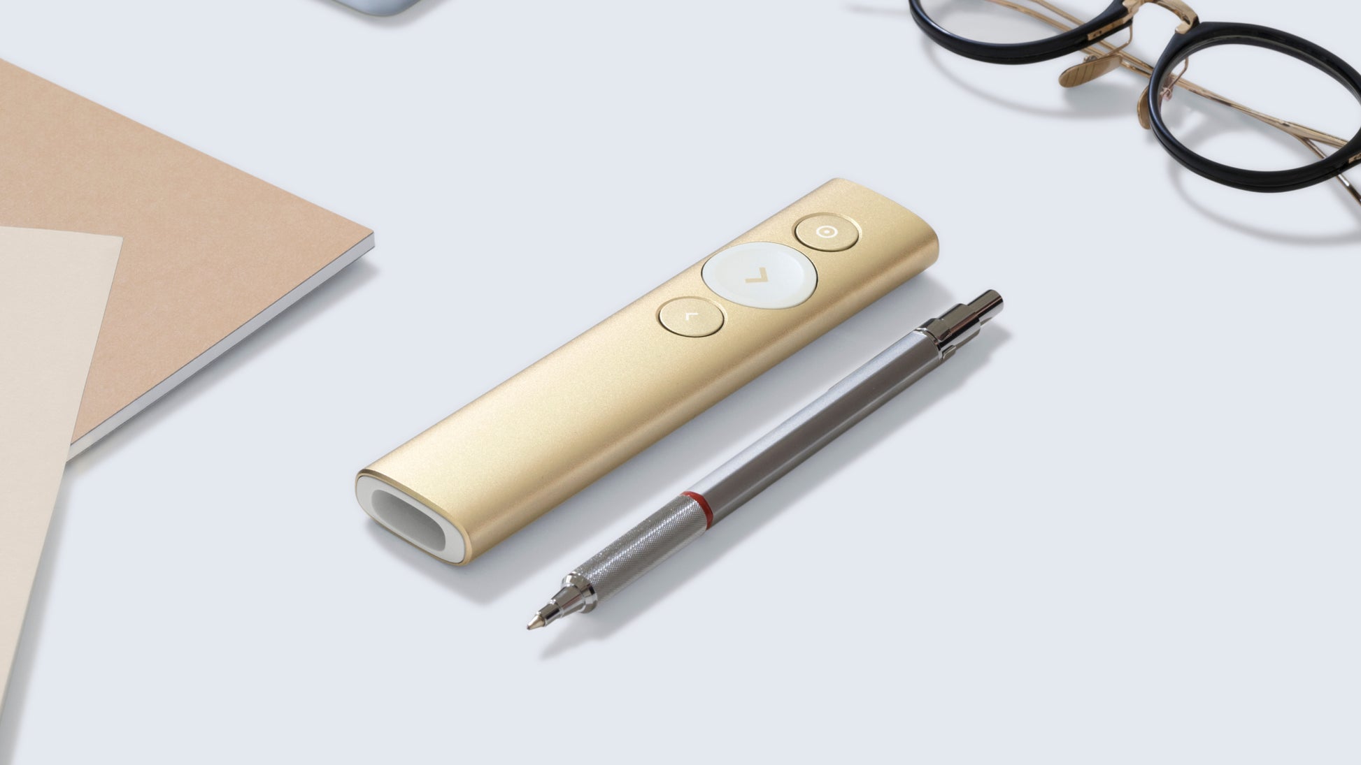 Logitech SPOTLIGHT Fernbedienung – Gold
