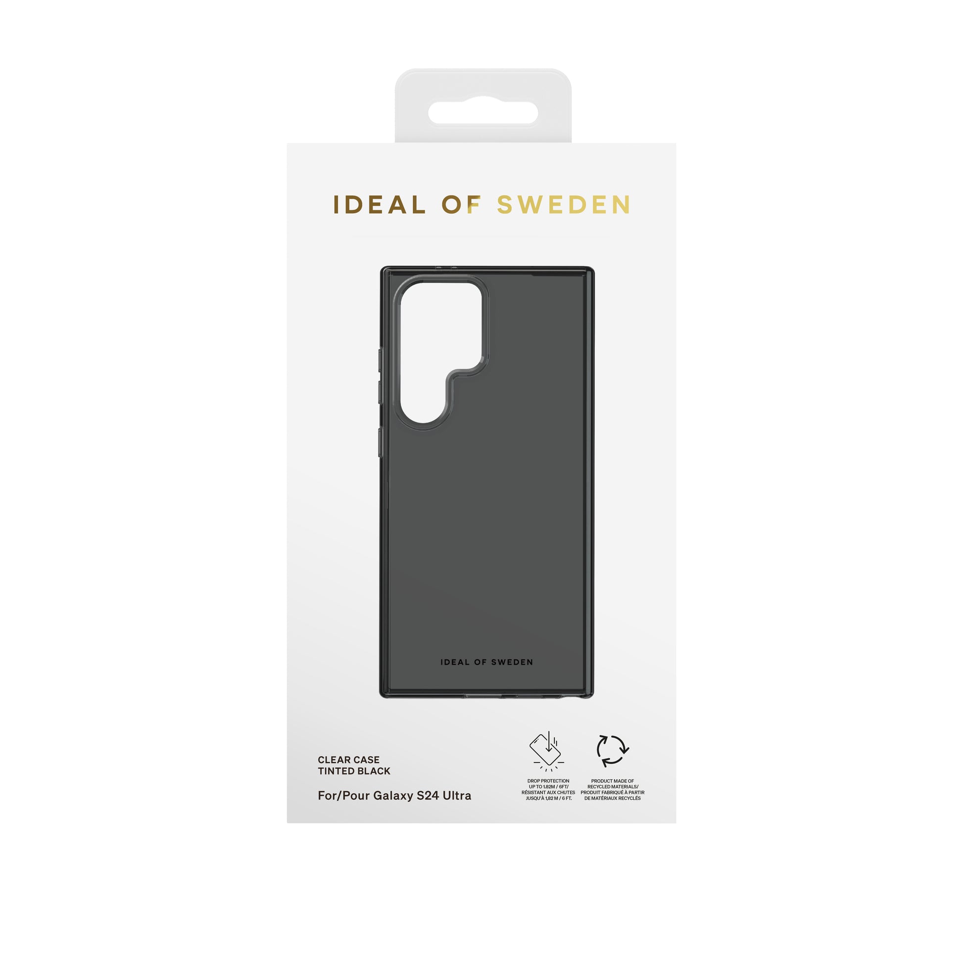 iDeal of Sweden Backcover – für Samsung Galaxy S24 Ultra, TPU, Schwarz, bis 1,82 m sturzsicher