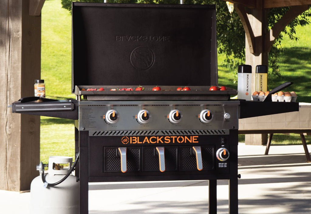 Blackstone Grillplatte 257-1868DK – 17,58 kW, 4 Brenner, 4'954 cm² – Schwarz/Edelstahl