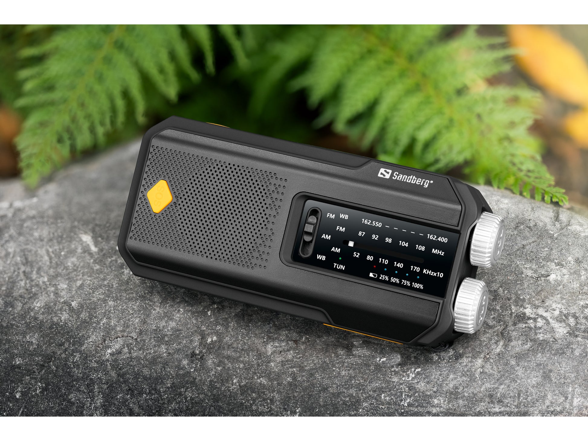 Sandberg Survivor Radio All-in-1 2000 – 3 W RMS, AM, FM
