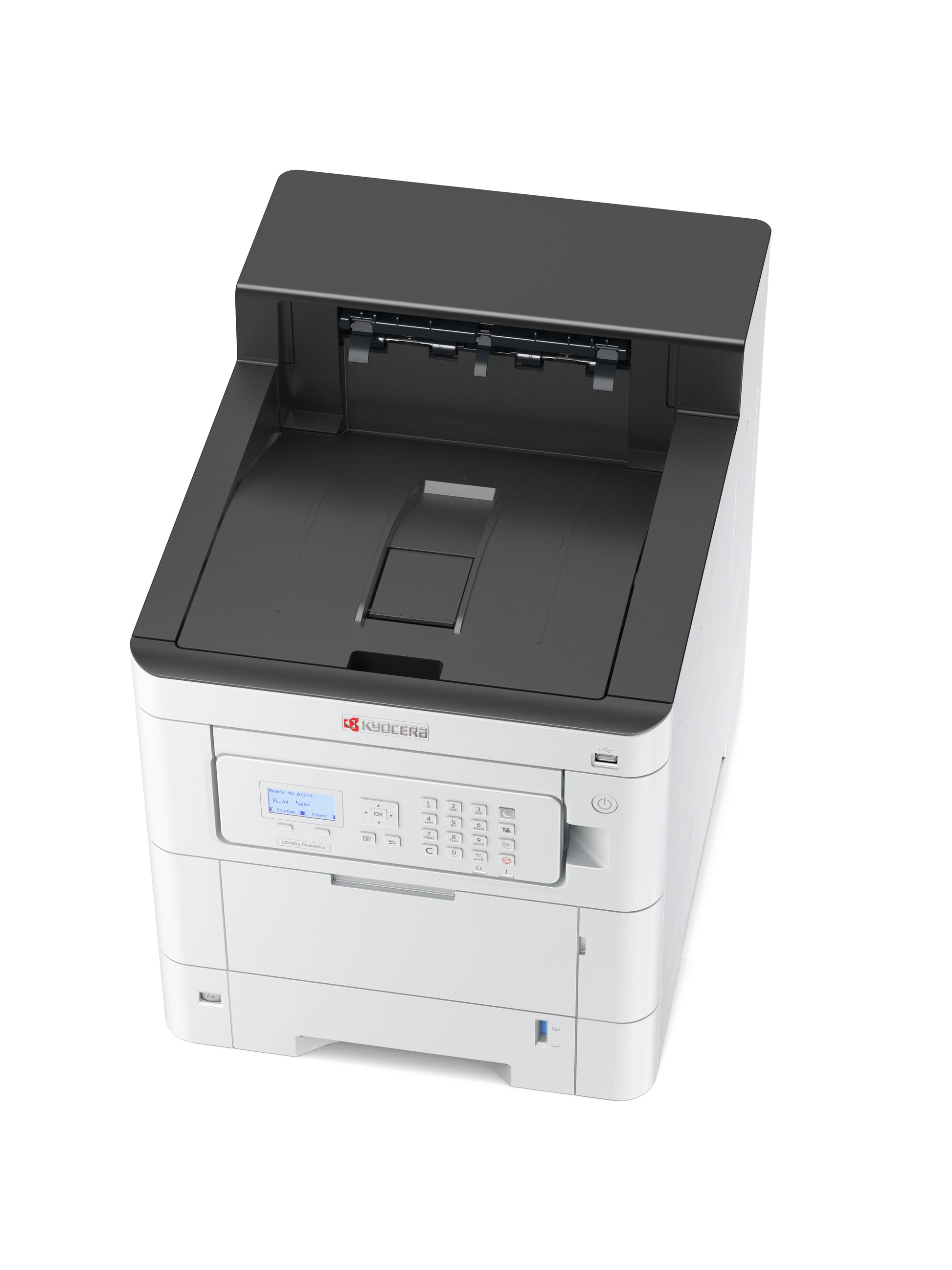 KYOCERA PA4000cx – A4, Farbe, Duplex, 40 S./Min., 1200 × 1200 dpi, LAN/USB, Papier: 650 Blatt