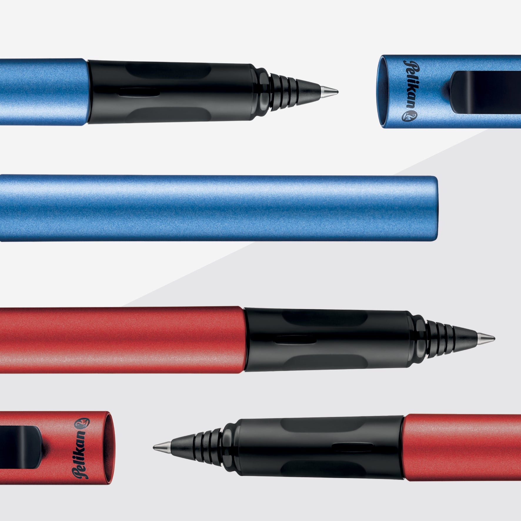 Pelikan Pina Colada – Tintenroller, mit Kappe, 0,6 mm, Blau