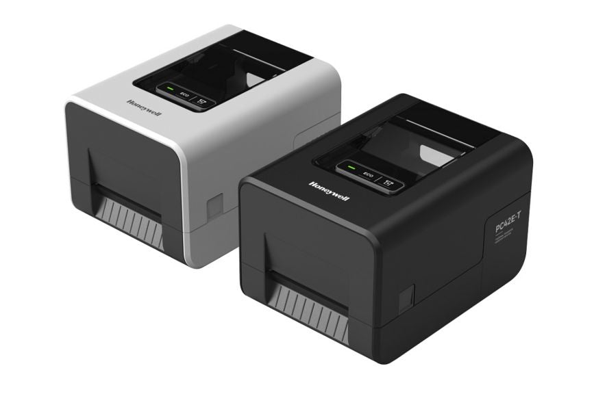 Honeywell PC42E-T – Etikettendrucker, Thermodirekt/Thermotransfer, bis 108 mm, USB, WLAN, 300 × 300 dpi