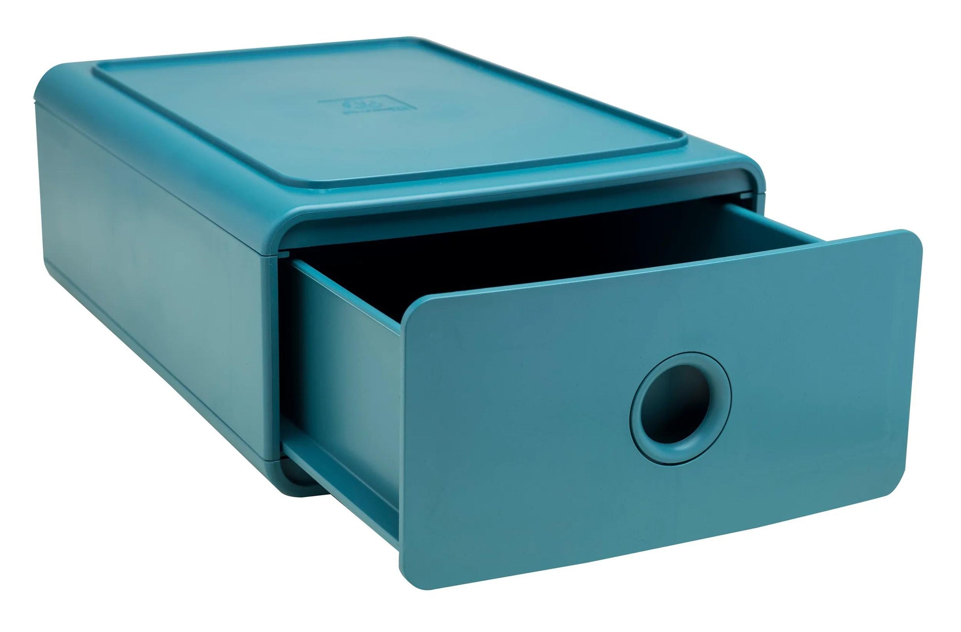 Exacompta SKANDI Schubladenelement – 1 Schublade, für A5+, blau, Polystyrol (PS), B 190 × H 107 × T 265 mm