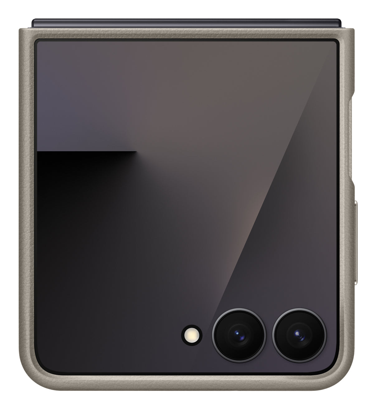 Samsung Backcover – für Samsung Galaxy Z Flip7 – Taupe – Silikon
