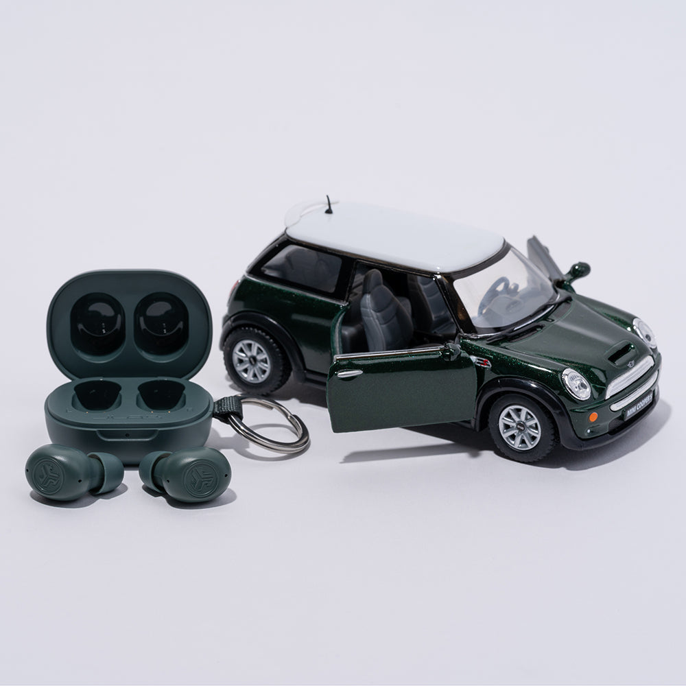 JLab JBuds Mini TWS In-Ear – ANC, mit Ladecase, Grau, BT 5.3