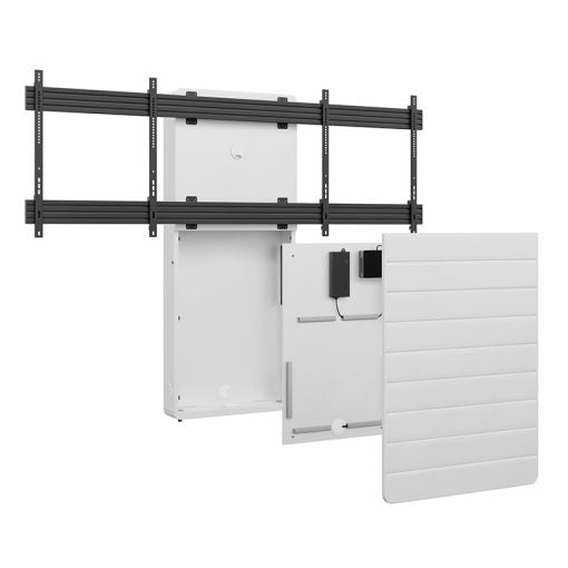 Hagor Wandlift (bodenstehend) – 65–75" – VESA 800×600 – bis 90 kg, für 2 Displays, Diebstahlsicherung