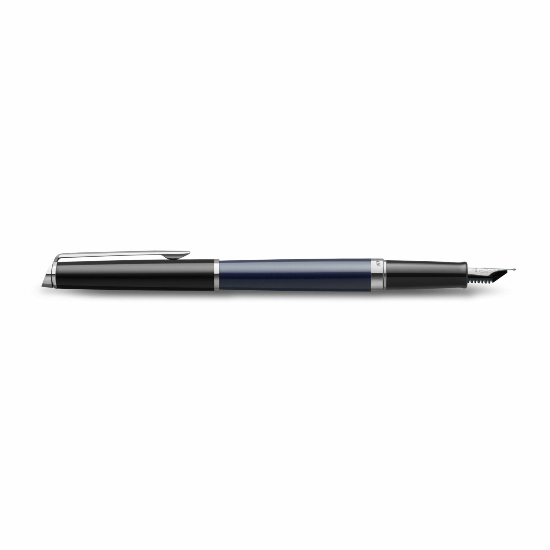 Waterman Hémisphère Colour Blocking Schwarz & Blau – Federspitze M – schwarz/blau, blau – Patronen