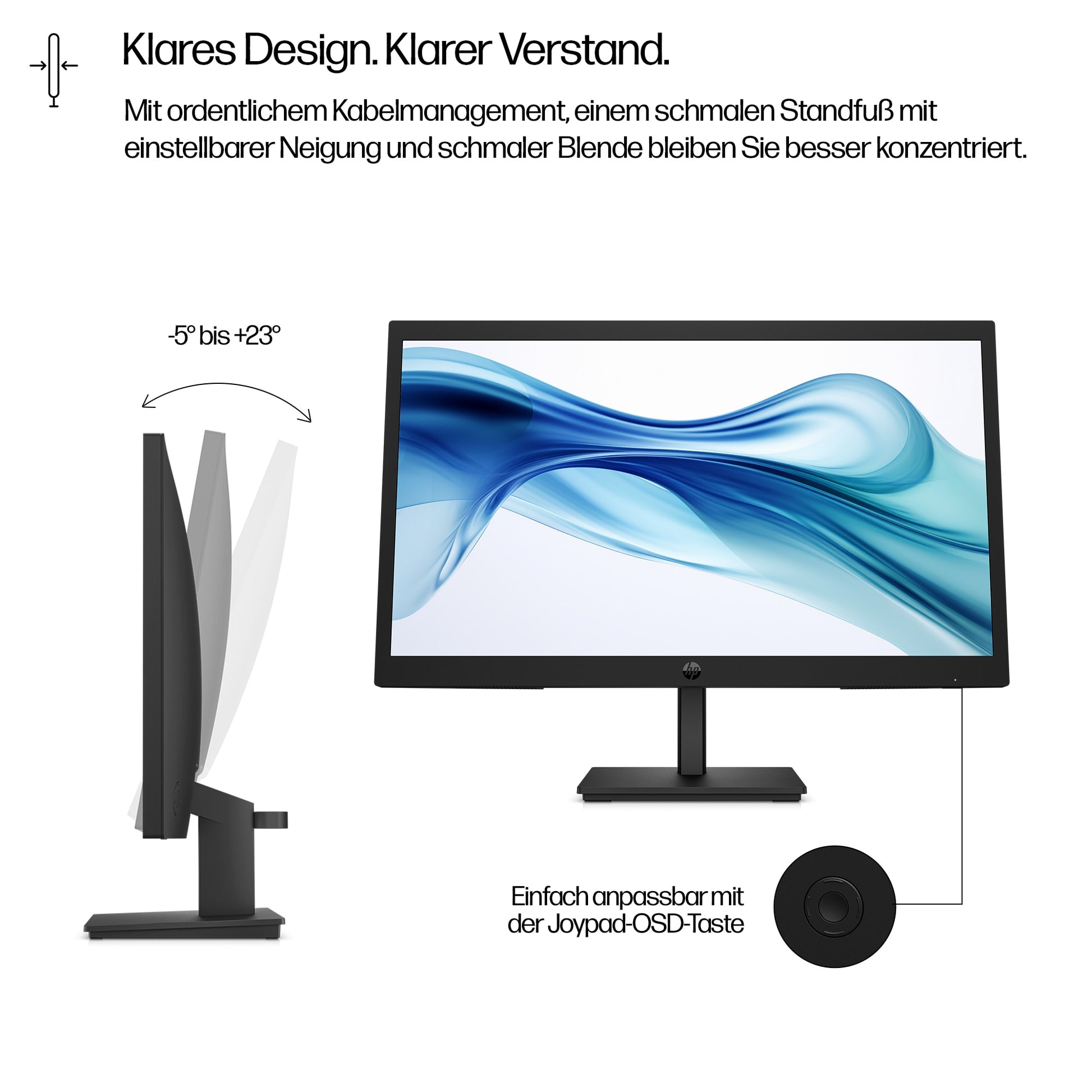 HP Series 3 Pro 322Pv – Monitor, 21,5", 1920 × 1080 (Full HD), LCD