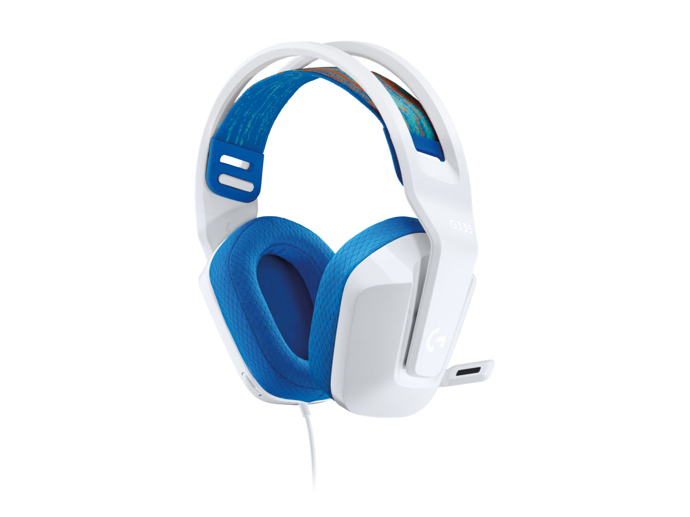 Logitech G G335 Gaming-Headset – Over-Ear, Stereo, Kabelgebunden, 3,5 mm Klinke, Weiss