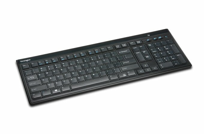 Kensington AdvanceFit – Tastatur, kabellos, FR-Layout (FR), Schwarz
