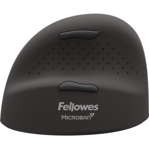 Fellowes Breyta Plus+ – Vertikale Maus – Kabellos (Bluetooth), Linkshändig, Schwarz