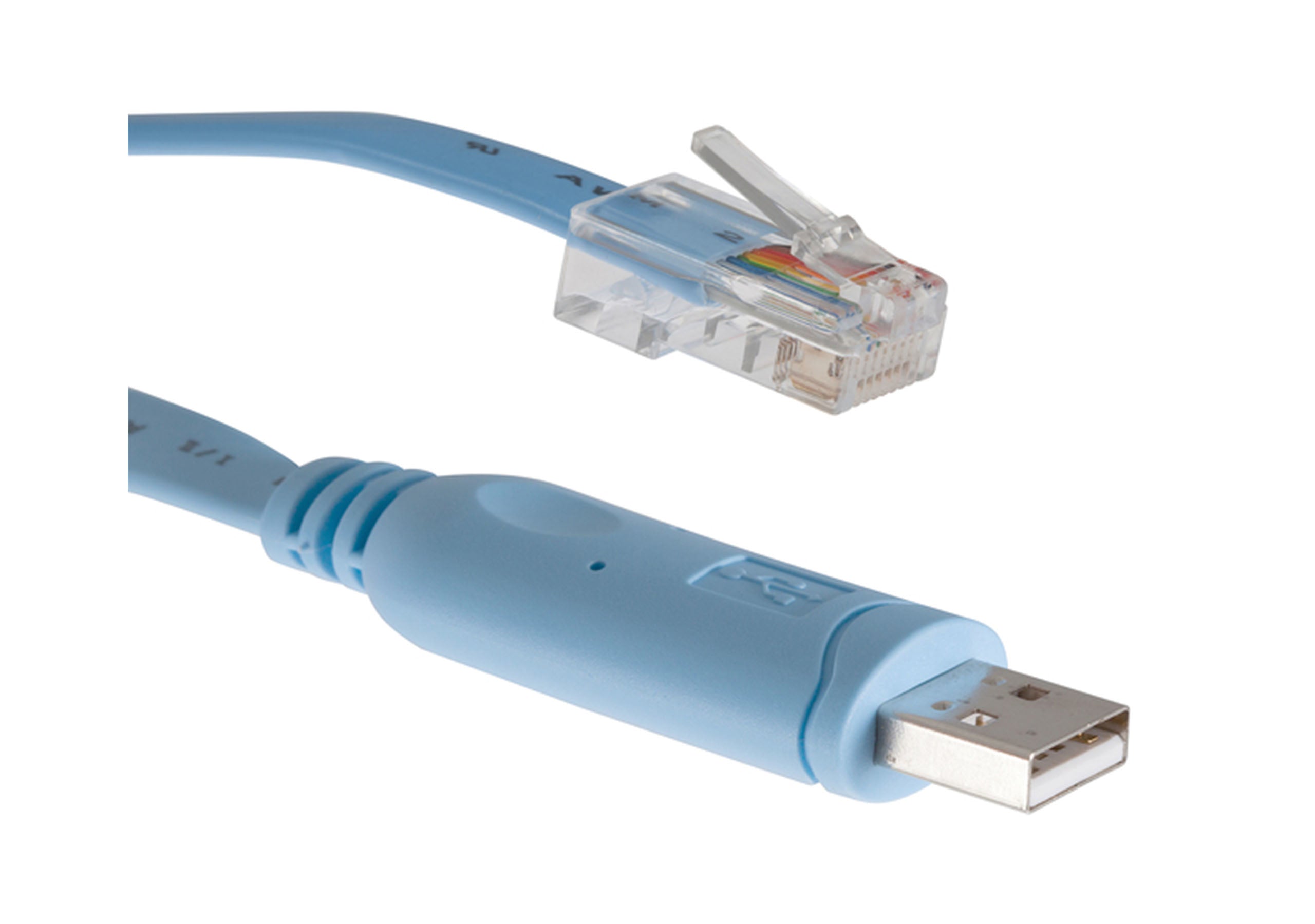 Cisco CAB-CON-USBRJ45 Console-Adapter Micro USB zu RJ-45 – Blau