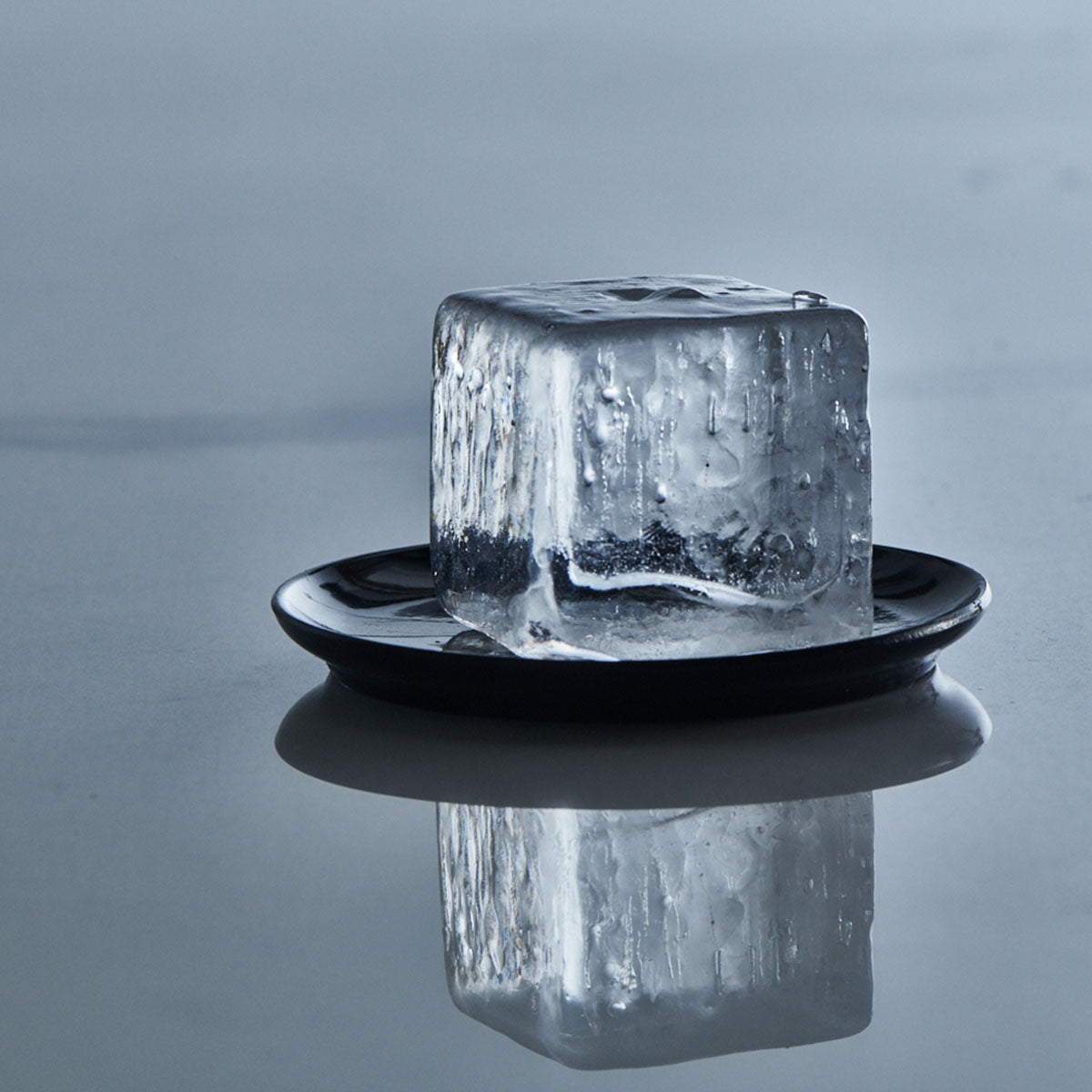 Lurch Eiswürfelform 12 Stk., 4 × 4 cm, Silikon, mit Deckel, Schwarz