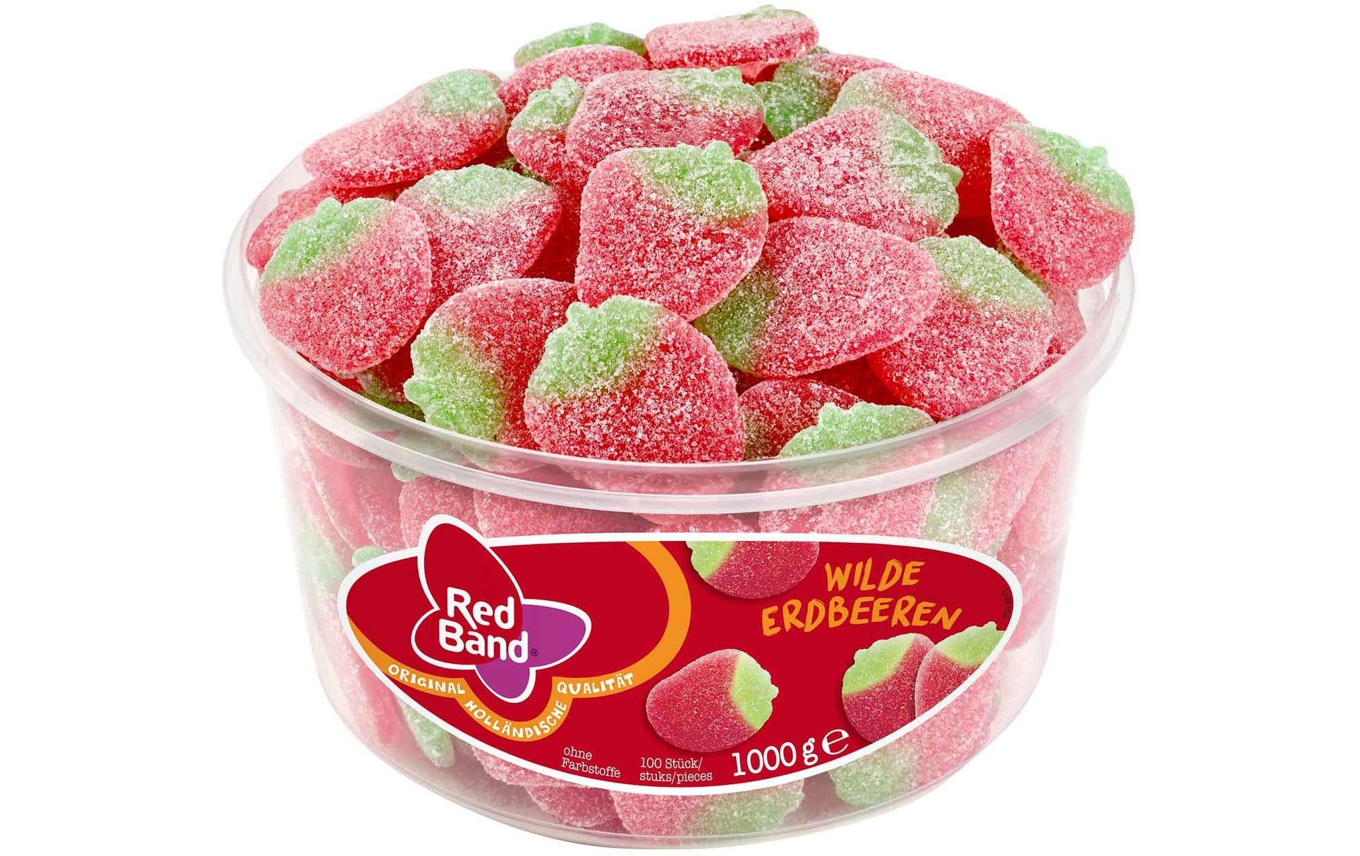 Red Band Gummibonbons – Wilde Erdbeeren – 1 kg