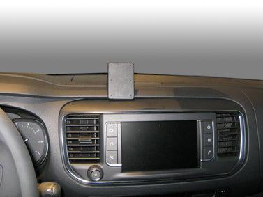 Brodit Auto-Halterung, Center-Mount – für Citroen Jumpy 3. Gen. (2017–2019) – Schwarz