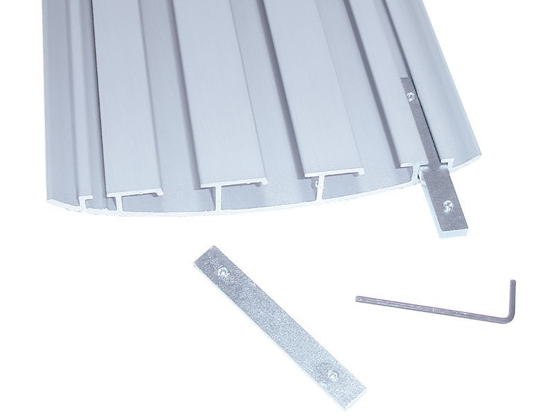 Bachmann Kabelkanal-Verbindungselement, Aluminium, 146×19×70 mm – silber